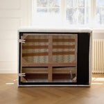 Luxurious White Pine Down Sofa - Ultimate Comfort and Style my-367