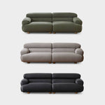 Luxurious Dark Green Pine Sofa - Elegant Comfort for Your Living Room my-369