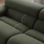 Luxurious Dark Green Pine Sofa - Elegant Comfort for Your Living Room my-369