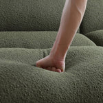 Luxurious Dark Green Pine Sofa - Elegant Comfort for Your Living Room my-369