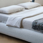 Elegant Bed Frame in White Pine & Ash Wood - Premium Quality and Craftsmanship my-375