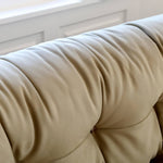 Luxurious Gray Pine Suede Down Bed for Ultimate Comfortmy-377