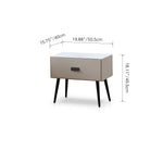 Luxurious Off-White Pine Bed with Premium Leather and Down Upholstery my-380