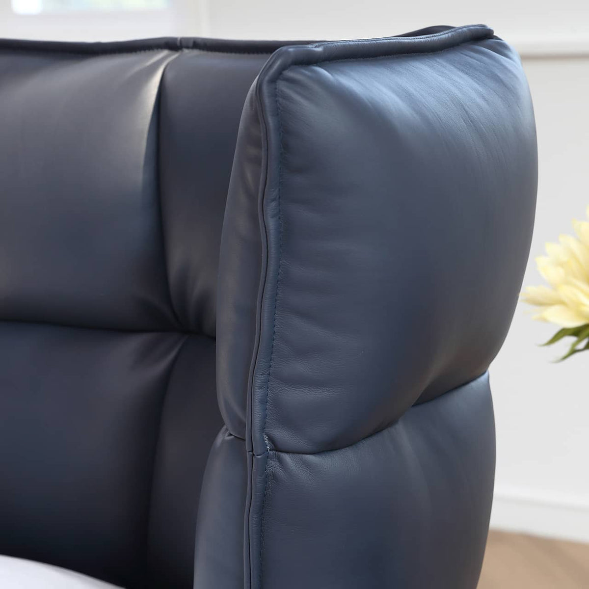 Luxurious Black Pine Bed with Leather Upholstery and Silk Floss Comfort my-381