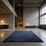 Front Door Mat, 6 x 4 ft Commercial Floor Mat for Indoor and Outdoor, Industrial Entrance Carpet with PVC Backing, Heavy Duty Washable Entry Rug for Hallway, Kitchen, Balcony, Garage, Slate Blue-T3342P478097 - 场景图