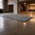 Front Door Mat, 5 x 3 ft Commercial Floor Mat for Indoor and Outdoor, Industrial Entrance Carpet with PVC Backing, Heavy Duty Washable Entry Rug for Hallway, Kitchen, Balcony, Garage, Grey-T3342P484370 - 场景图