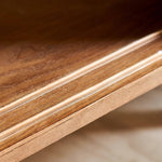 Elegant Ash Wood Cabinet with Natural Rattan Accents and Multi-Layer Construction tzm-515