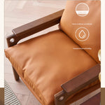 Stylish Brown Rattan & Ash Wood Tea Table for Modern Living Spaces tzm-518