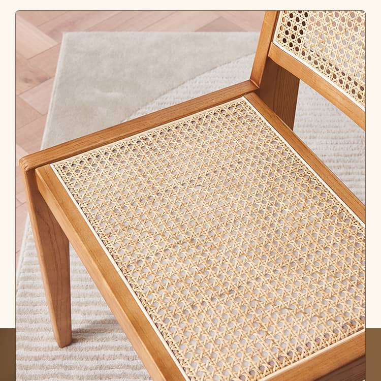 Stylish Natural Rattan Chair with Ash Wood Frame – Premium Quality Seating for Any Room tzm-520
