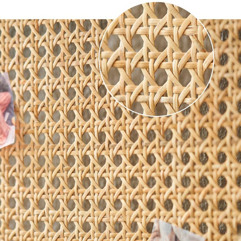 Stunning Black Rattan Makeup Table with Natural Ash Wood Finish and Multi-Layer Board tzm-550