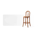 Elegant Light Brown Rattan Wooden Chair - Natural Wood Accent Seating tzm-555