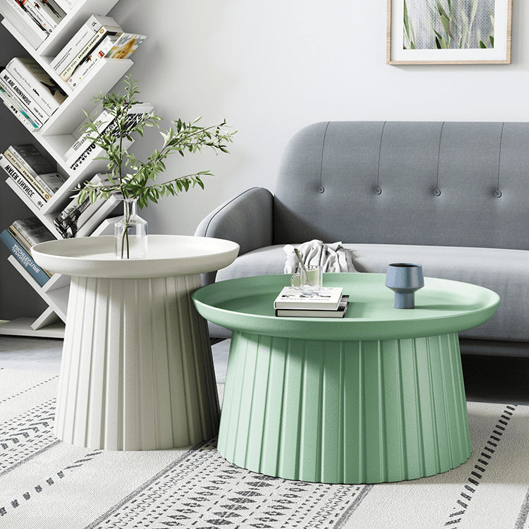 Chic Multi-Color Tea Table – White, Off-Yellow, Pink, Gray, and Green Options ym-627