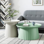 Chic Multi-Color Tea Table – White, Off-Yellow, Pink, Gray, and Green Options ym-627