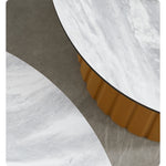 Chic Multi-Color Tea Table – White, Off-Yellow, Pink, Gray, and Green Options ym-627