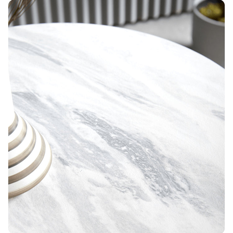 Chic Multi-Color Tea Table – White, Off-Yellow, Pink, Gray, and Green Options ym-627