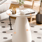 Elegant Transparent Tea Table - Modern Design in Gray, Brown, Pink, Off White - Durable PET Material ym-628
