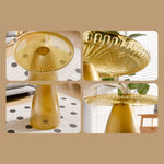Elegant Transparent Tea Table - Modern Design in Gray, Brown, Pink, Off White - Durable PET Material ym-628