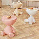 Elegant Multi-Color Tea Table: Modern Black, White, Gray, Yellow, Green, Pink, Red, and Blue Options ym-629