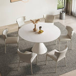 Elegant White & Black Sintered Stone Table for Modern Dining Spaces yw-170