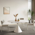 Elegant White & Black Sintered Stone Table for Modern Dining Spaces yw-170