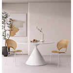 Elegant White & Black Sintered Stone Table for Modern Dining Spaces yw-170