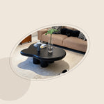 Modern Off White Black GFRP Tea Table - Stylish & Durable Design yw-178