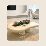 Modern Off White Black GFRP Tea Table - Stylish & Durable Design yw-178