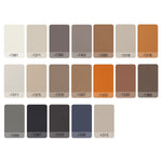 Stylish Modern Sofa in Light Gray and Brown Techno Fabric - Sleek Black Accents yw-181