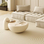 Sleek White Tea Table – Modern Elegance for Your Living Room Décor yw-195