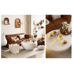 Sleek White Tea Table – Modern Elegance for Your Living Room Décor yw-195