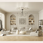 Sleek White Tea Table – Modern Elegance for Your Living Room Décor yw-195