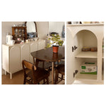 Stylish Off-White Particle Board Cabinet for Modern Home Storage yw-199