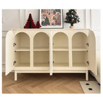 Stylish Off-White Particle Board Cabinet for Modern Home Storage yw-199