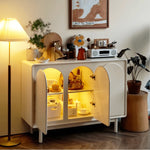 Stylish Off-White Particle Board Cabinet for Modern Home Storage yw-199