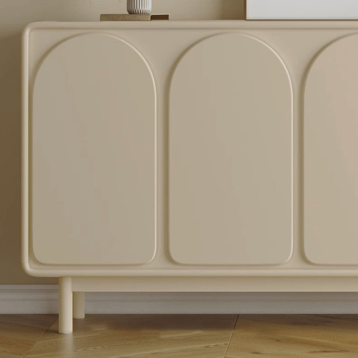 Stylish Off-White Particle Board Cabinet for Modern Home Storage yw-199