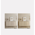 Stylish Off-White Particle Board Cabinet for Modern Home Storage yw-199
