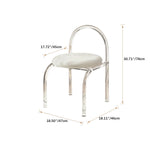 Chic Off White Makeup Table with Natural Wood Finish & Particle Board Construction yw-200