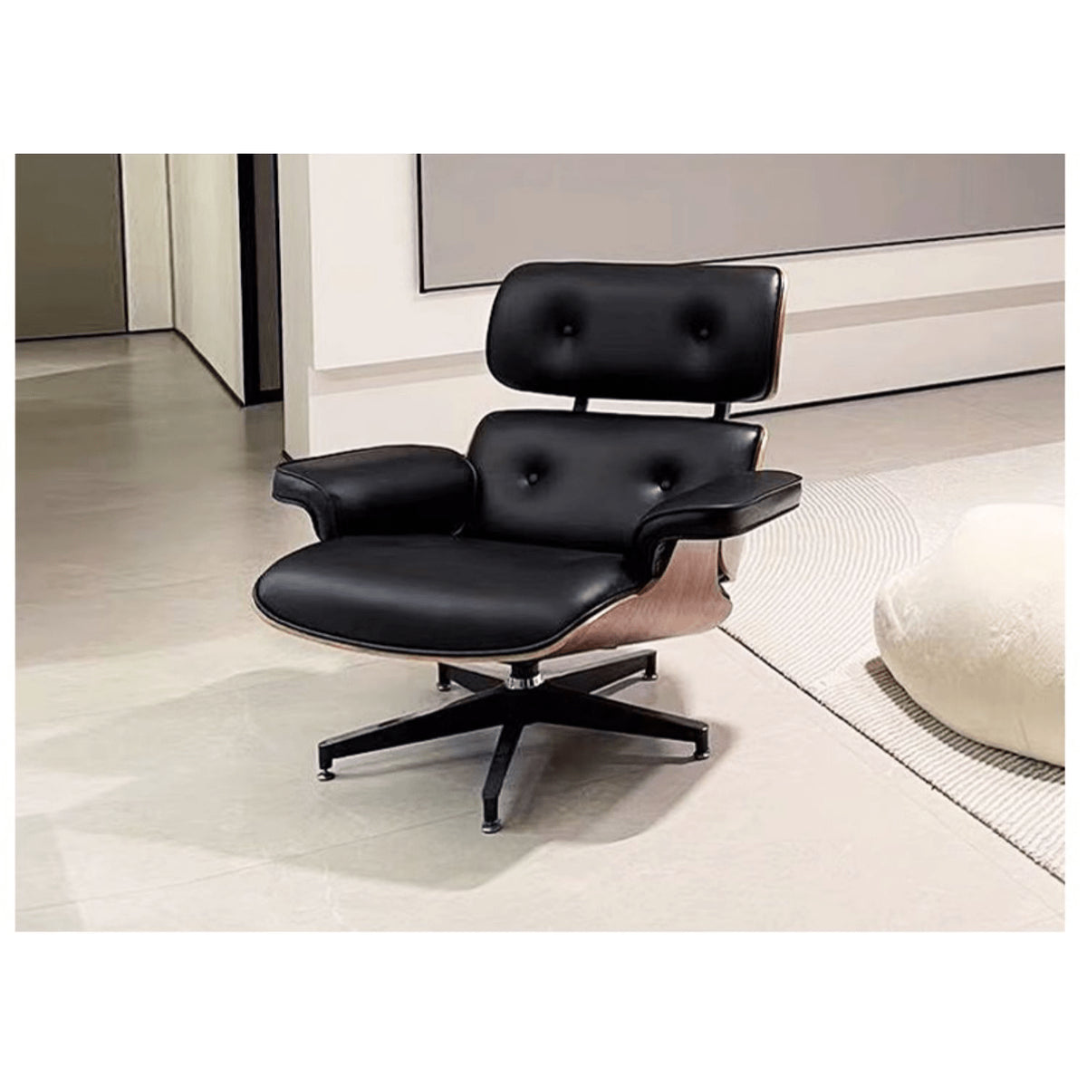 Luxurious Black PU Leather Office Chair – Ergonomic and Stylish Seating yw-203