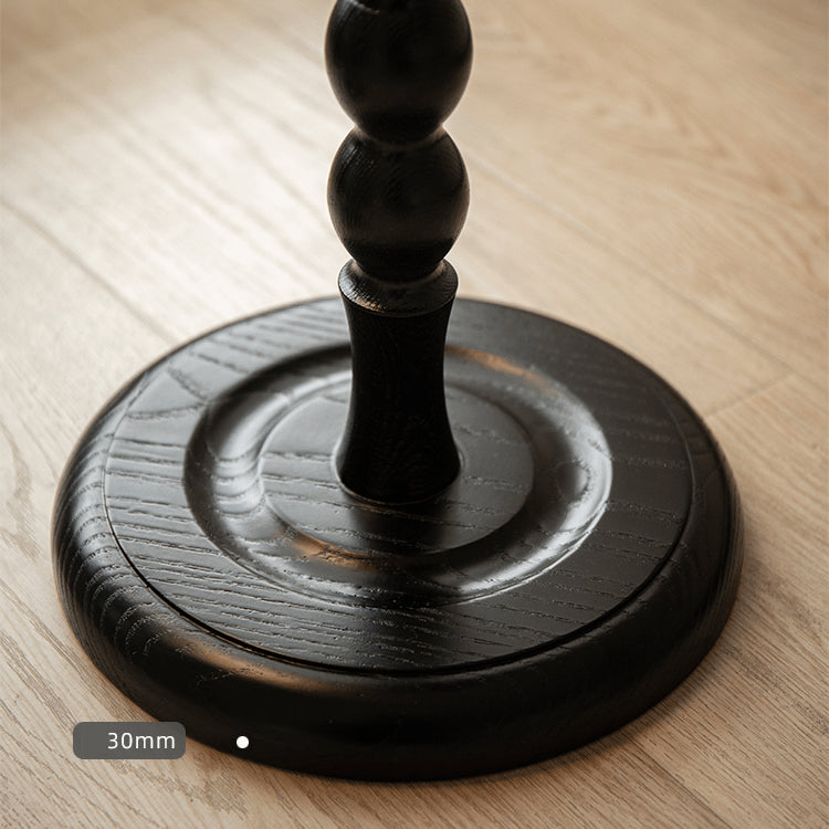 Affordable Modern Tea Table – Elegant Brown and Black Beech Wood Design yw-213