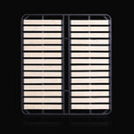 Modern Bed with Light Gray and Off White Techno Fabric for Stylish Comfort yw-215