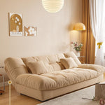 Cream Style Sofa Bed, Foldable 2-in-1 Sleeper for Small Spaces, Single/Double zf-0429-1