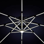 Premium Sunshade with Color-Woven Fabric and Durable Aluminum Alloy Frame zy-024-2