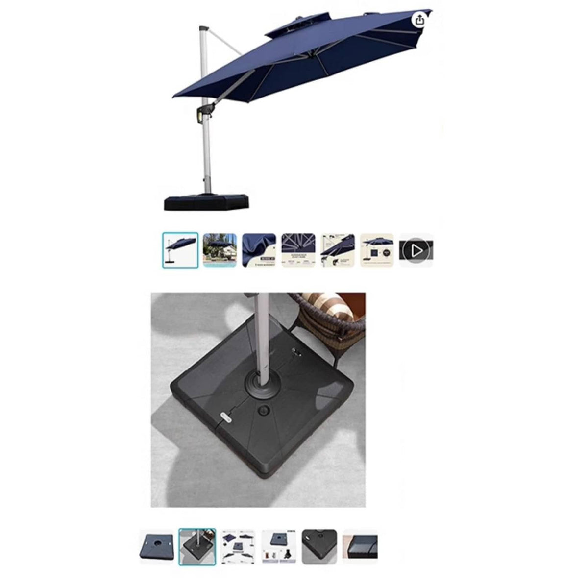 Premium Sunshade with Aluminum Alloy Frame - Dark Green, Brown, Wine Red, Khaki Color Options - Durable Woven Fabric for Outdoor Comfort zy-025-2