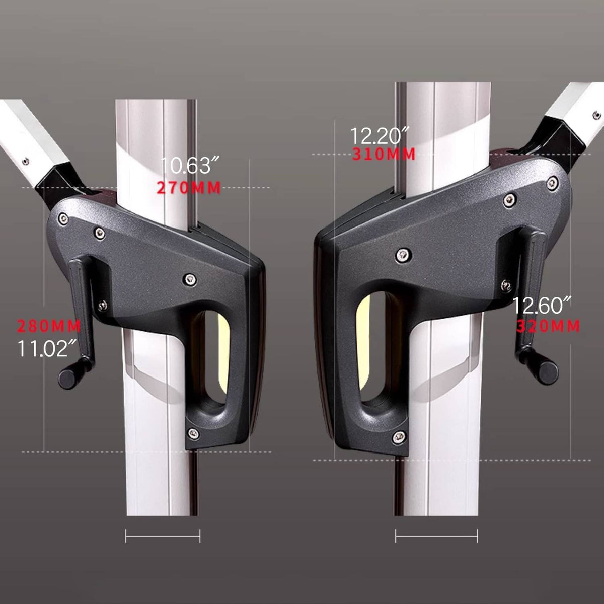 Premium Sunshade with Aluminum Alloy Frame - Dark Green, Brown, Wine Red, Khaki Color Options - Durable Woven Fabric for Outdoor Comfort zy-025-2