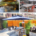 Shop Durable Gray WPC Aluminum Alloy Table – Perfect for Modern Outdoor Spaces zy-036