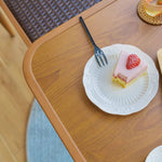 Modern Patio Table - Faux Rattan & Aluminum Alloy in Brown, Gray & White Finish zy-041