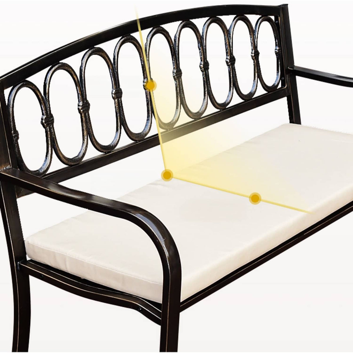 Elegant Black Antique Bronze Bar Stool - Timeless Design and Comfort zy-101