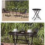 Stylish Modern Table with Black Glass Top and Durable Brown Steel Frame zy-268