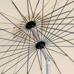 Premium Outdoor Sunshade - Khaki, Wine Red & White - Durable Aluminum Alloy Frame with Color-Woven Fabric zy-52