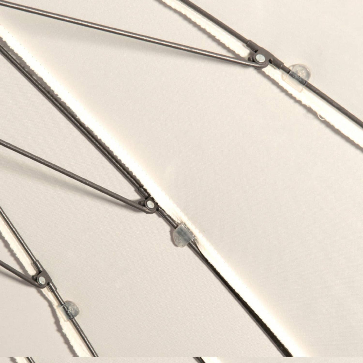 Premium Outdoor Sunshade - Khaki, Wine Red & White - Durable Aluminum Alloy Frame with Color-Woven Fabric zy-52